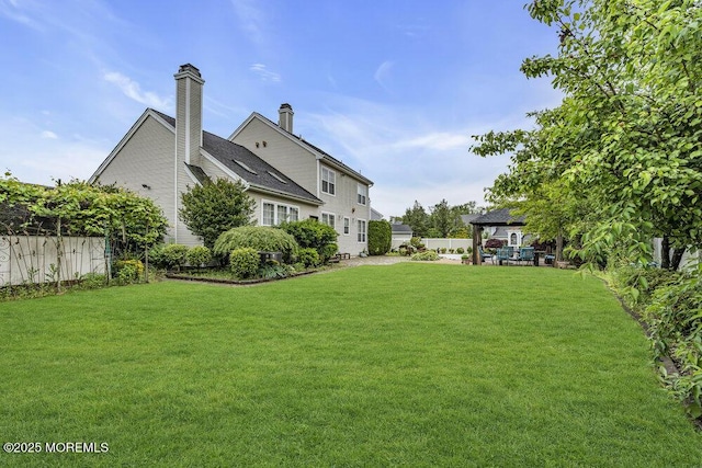 43 Saint Johns Dr, Freehold, NJ 07728 - view of yard with a gazebo and a patio