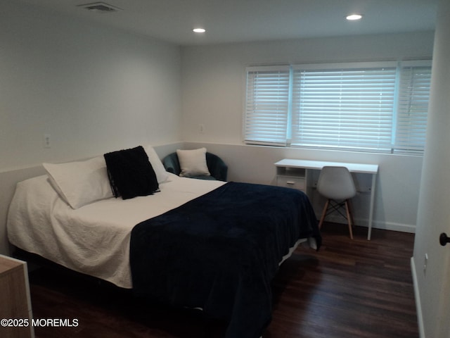 127 Hulick St, Long Branch, NJ 07740 - bedroom with wood finished floors, recessed lighting, and baseboards