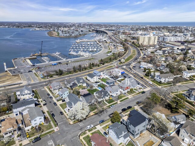 1204 River Rd, Belmar, NJ 07719 - aerial view of property's location with a large body of water