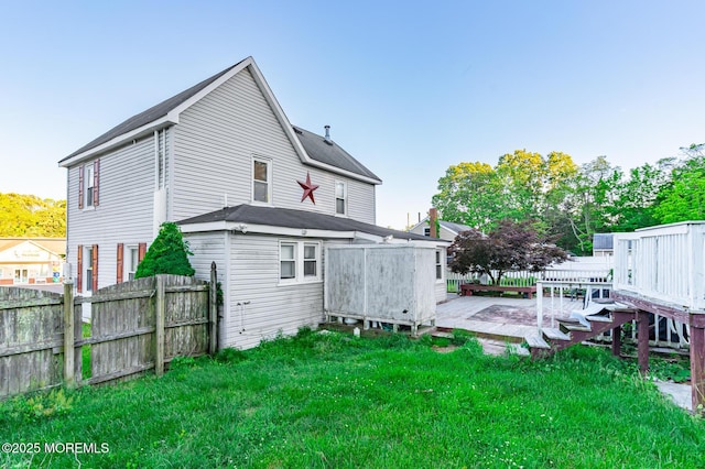 830 Atlantic City Blvd, Bayville, NJ 08721 - back of property featuring a wooden deck