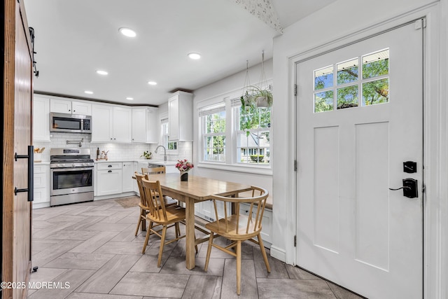 17 Maplewood Dr, Middletown, NJ 07748 - dining area featuring recessed lighting