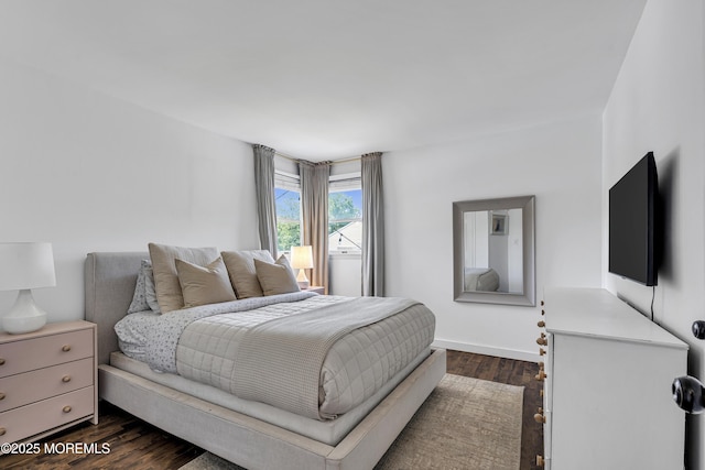 17 Maplewood Dr, Middletown, NJ 07748 - bedroom with dark wood finished floors and baseboards