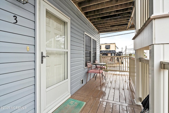 2033 Rte 35 Unit 3, Seaside Heights, NJ 08751 - view of wooden porch