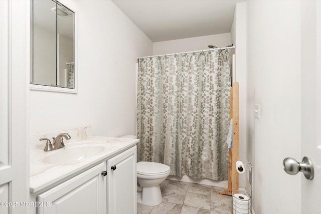 2033 Rte 35 Unit 3, Seaside Heights, NJ 08751 - full bath featuring vanity, toilet, and a shower with shower curtain