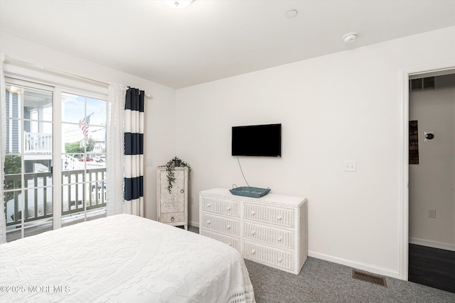 2033 Rte 35 Unit 3, Seaside Heights, NJ 08751 - bedroom with access to exterior, baseboards, and carpet