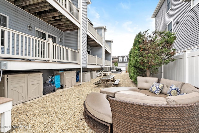 2033 Rte 35 Unit 3, Seaside Heights, NJ 08751 - view of patio featuring an outdoor hangout area