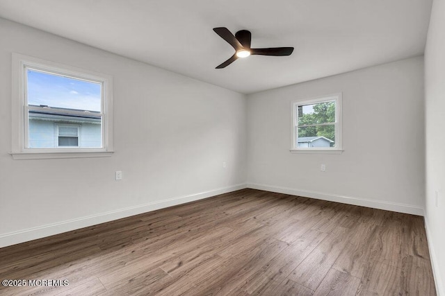 85 Central Blvd, Brick, NJ 08724 - unfurnished room featuring wood finished floors, baseboards, and ceiling fan