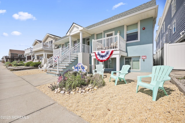 803 Ocean Ave Unit 7, Bradley Beach, NJ 07720 - view of property with stairway