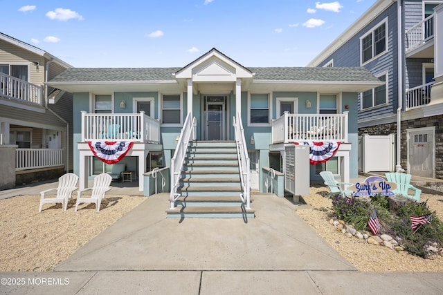 803 Ocean Ave Unit 7, Bradley Beach, NJ 07720 - view of front of house featuring a shingled roof