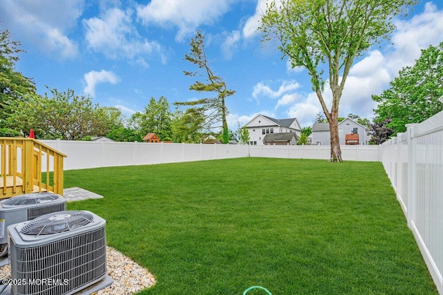 909 Leighton Ave, Point Pleasant, NJ 08742 - view of yard with central AC