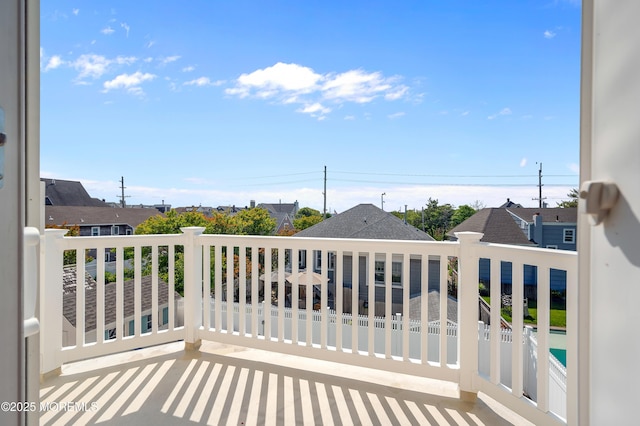 842 E Ave, Bay Head, NJ 08742 - balcony with a residential view