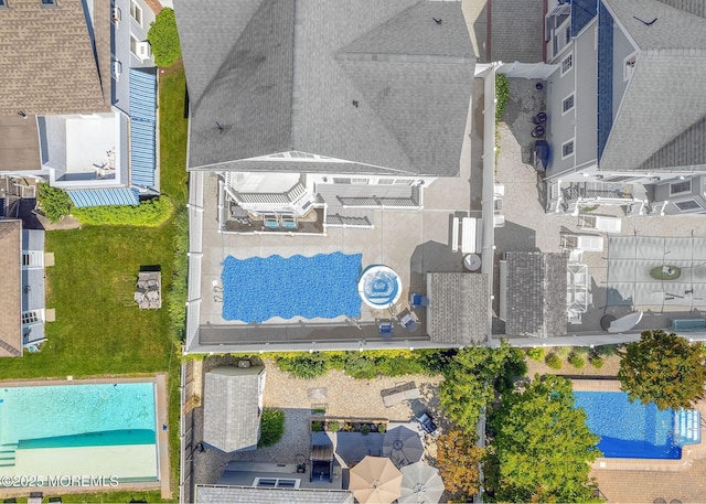 842 E Ave, Bay Head, NJ 08742 - drone / aerial view of a pool area