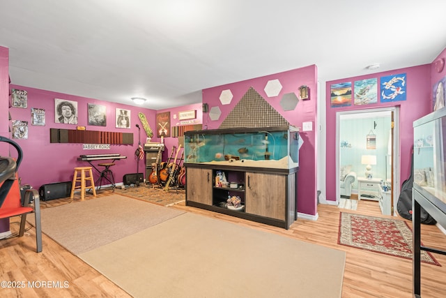 175 W Shore Ave, Bogota, NJ 07603 - playroom with wood finished floors