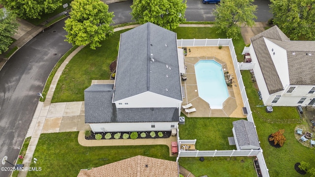 10 Butternut Ln, Bayville, NJ 08721 - drone / aerial view of a pool