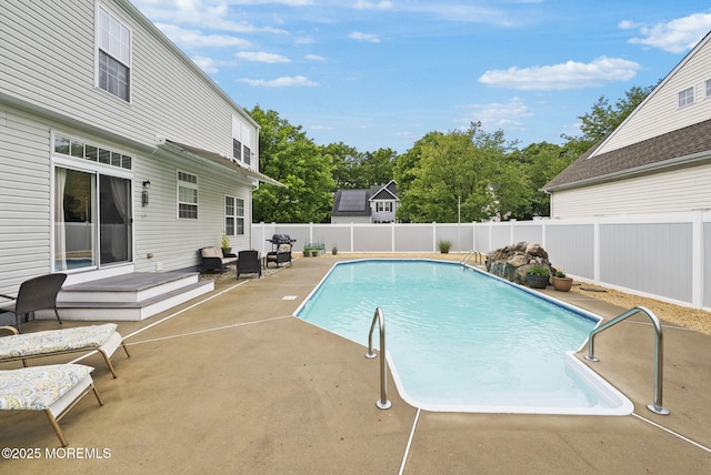 10 Butternut Ln, Bayville, NJ 08721 - view of pool featuring a patio and a fenced backyard