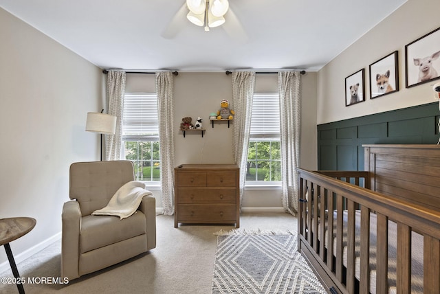 10 Butternut Ln, Bayville, NJ 08721 - bedroom featuring multiple windows, carpet, and baseboards