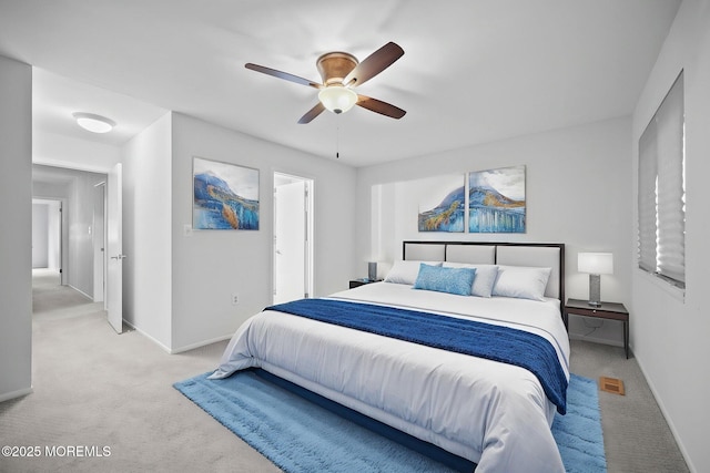 70 Lexington Cir, Matawan, NJ 07747 - carpeted bedroom featuring baseboards and a ceiling fan