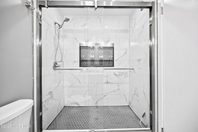 70 Lexington Cir, Matawan, NJ 07747 - bathroom with a shower stall and toilet