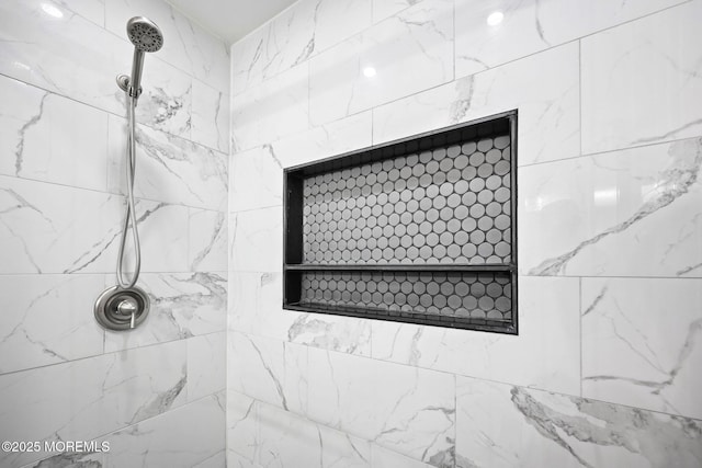 70 Lexington Cir, Matawan, NJ 07747 - bathroom view of a tile shower
