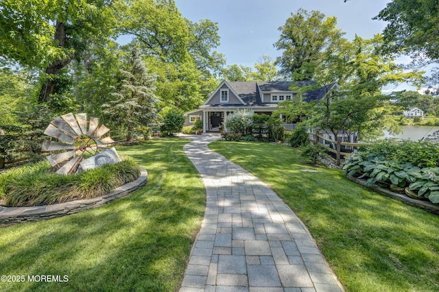 1 Beechwood Ter, Matawan, NJ 07747 - shingle-style home featuring a front lawn