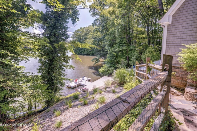 1 Beechwood Ter, Matawan, NJ 07747 - view of yard featuring a water view