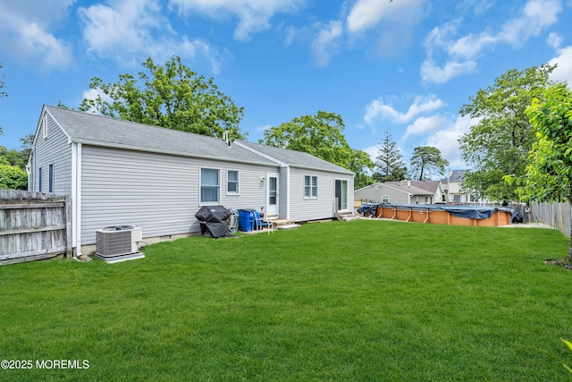1016 7th Ave, Toms River, NJ 08757 - rear view of property featuring entry steps and central AC