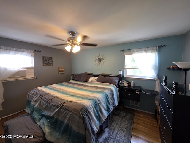 19 Fordham Rd, Jackson, NJ 08527 - bedroom featuring multiple windows, wood finished floors, and ceiling fan
