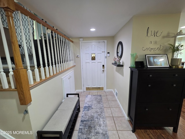 19 Fordham Rd, Jackson, NJ 08527 - tiled foyer with baseboards and recessed lighting