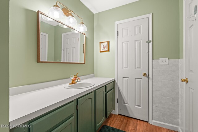 3404 Sandpiper Way, Allenwood, NJ 08720 - bathroom featuring vanity and wood finished floors