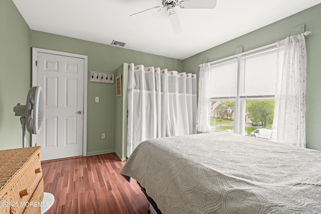 3404 Sandpiper Way, Allenwood, NJ 08720 - bedroom with wood finished floors, a ceiling fan, and baseboards