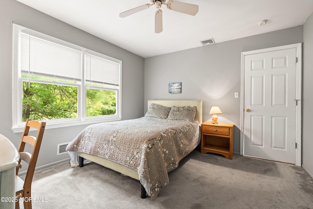 3404 Sandpiper Way, Allenwood, NJ 08720 - bedroom featuring carpet, multiple windows, a ceiling fan, and baseboards