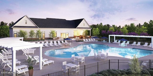 14 Waller Dr, Middletown, NJ 07748 - community pool featuring a pergola and a patio