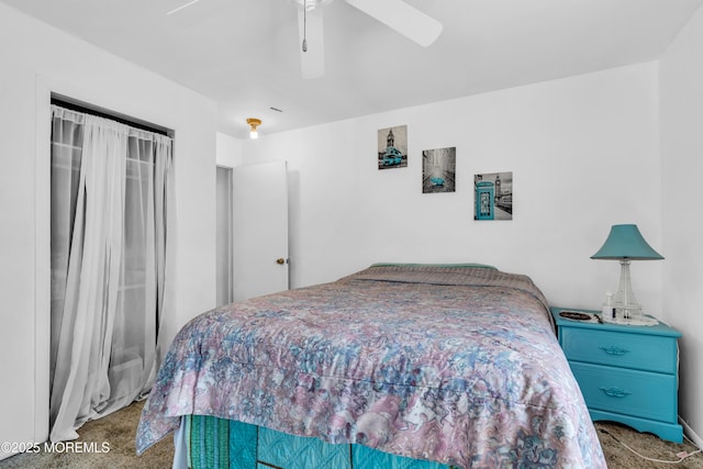 2419 Mallow St, Point Pleasant, NJ 08742 - bedroom with carpet floors and a ceiling fan
