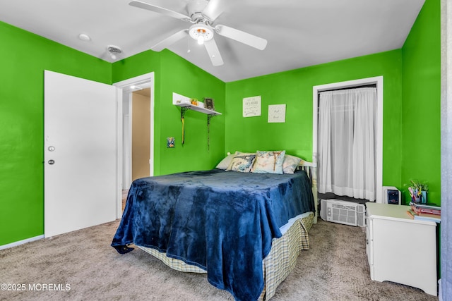 2419 Mallow St, Point Pleasant, NJ 08742 - carpeted bedroom with ceiling fan and an AC wall unit