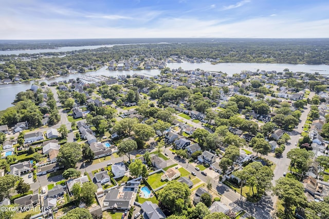 2419 Mallow St, Point Pleasant, NJ 08742 - aerial view of property and surrounding area featuring a nearby body of water and nearby suburban area