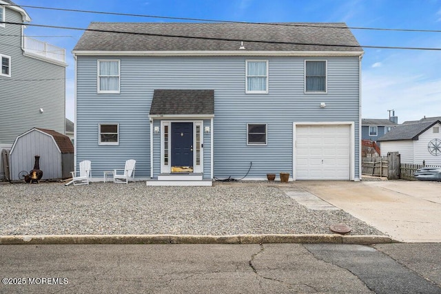 3 Drake Dr, Bayville, NJ 08721 - traditional home featuring a garage, driveway, and roof with shingles