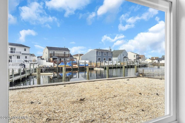 3 Drake Dr, Bayville, NJ 08721 - dock featuring a residential view and a water view