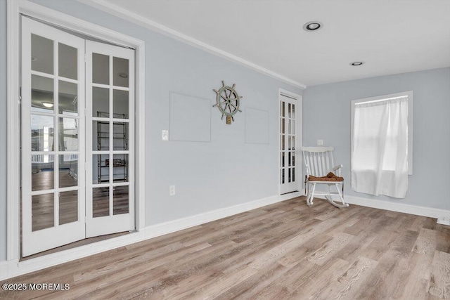 3 Drake Dr, Bayville, NJ 08721 - spare room featuring wood finished floors and baseboards