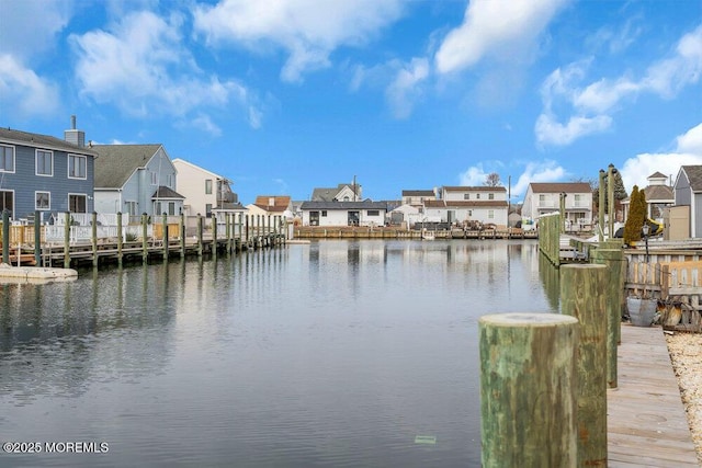 3 Drake Dr, Bayville, NJ 08721 - dock with a residential view and a water view