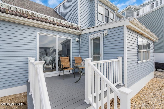 3 Drake Dr, Bayville, NJ 08721 - view of wooden deck