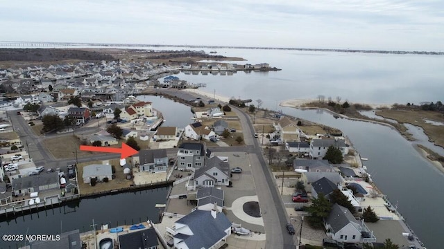 3 Drake Dr, Bayville, NJ 08721 - aerial view of property and surrounding area with a nearby body of water and nearby suburban area