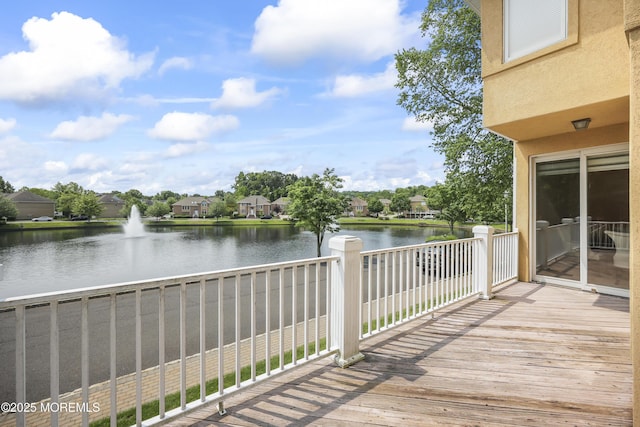 117 Sequoia Woods Ct, Holmdel, NJ 07733 - deck with a water view