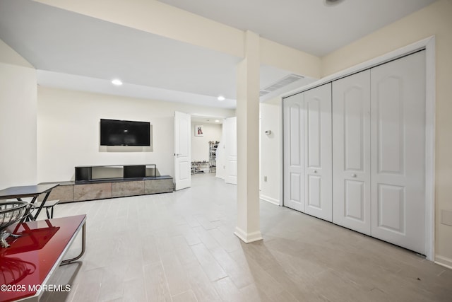 117 Sequoia Woods Ct, Holmdel, NJ 07733 - living room featuring recessed lighting, wood finished floors, and baseboards