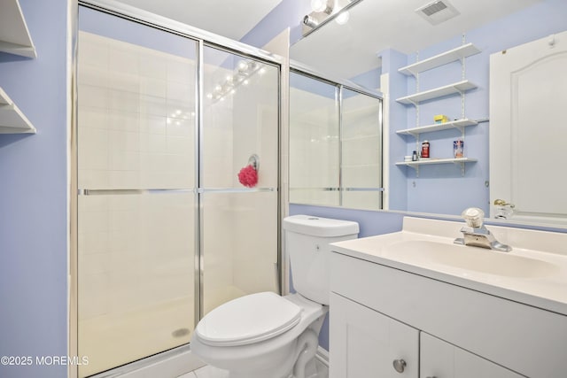117 Sequoia Woods Ct, Holmdel, NJ 07733 - full bathroom featuring toilet, vanity, and a stall shower