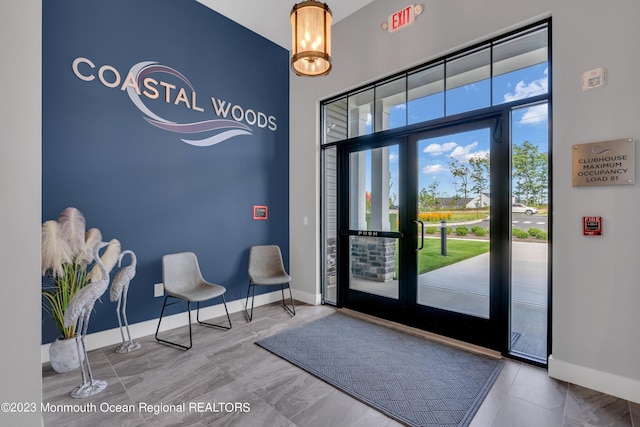 750 Lighthouse Dr Unit 1112, Barnegat, NJ 08005 - building lobby with a high ceiling