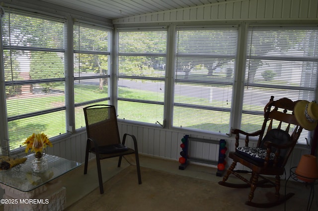 14 Ardsley Ave Unit 64, Whiting, NJ 08759 - sunroom with carpet flooring and radiator heating unit