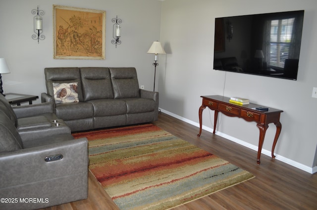 14 Ardsley Ave Unit 64, Whiting, NJ 08759 - living area with baseboards and wood finished floors