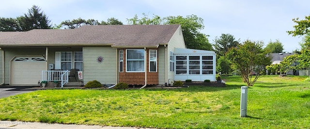 14 Ardsley Ave Unit 64, Whiting, NJ 08759 - single story home with an attached garage, a front yard, and asphalt driveway