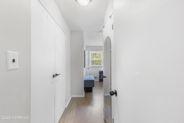 90 Old Bridge Dr, Howell, NJ 07731 - hall with light wood-style floors and baseboards