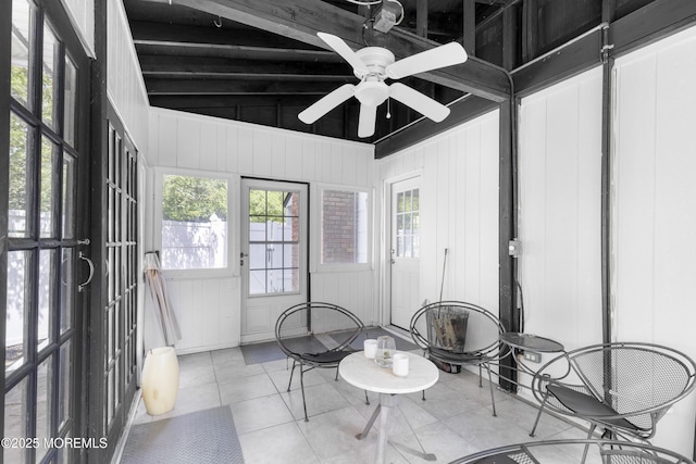 90 Old Bridge Dr, Howell, NJ 07731 - sunroom / solarium with a ceiling fan